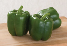 Load image into Gallery viewer, Green Bell Peppers - USDA Certified Organic (per 1/2lb)