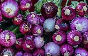 Onions w/tops- Purple (per bunch)