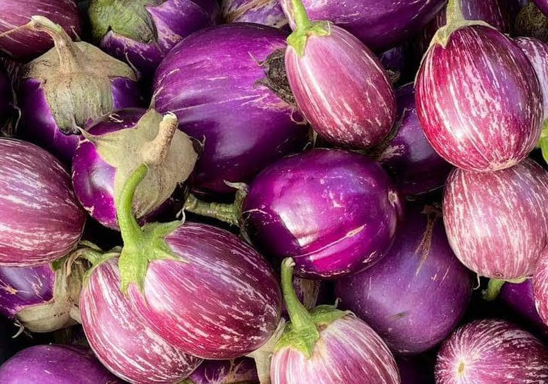 Eggplant (per 1/2lb) USDA Certified Organic